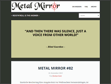 Tablet Screenshot of metal-mirror.de